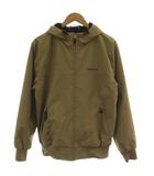 カーハート carhartt ジップアップパーカー ナイロンジャケット S ベージュ 長袖 フード付き /GG