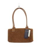 ベー・セーストック B.C STOCK 25AW フェイクスウェードバッグ ハンドバッグ ボストンバッグ 茶 ブラウン 25092710003630 /AN29