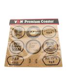 ヴァン ヂャケット VAN JAC ノベルティ コースター ロゴ 茶 ブラウン /AN6