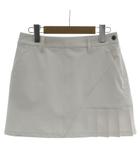 デサント DESCENTE GOLF ゴルフ キュロット 58/SS 白 ホワイト 無地 ミニ丈 プリーツ /GG