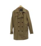 ナノユニバース nano universe トレンチコート M ベージュ ダブルブレスト 長袖 テーラードカラー /JP