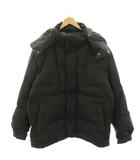 +J ダウンオーバーサイズパーカ ダウンジャケット ジップアップ XXL 黒 ブラック 311-445767 /HN