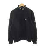 バーバリーゴルフ BURBERRY GOLF ニット カットソー 長袖 ハーフジップ L 紺 ネイビー BFV45-310-29 /HN