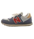 ニューバランス NEW BALANCE GM500MQ1 ローカットスニーカー シューズ US9 27.0cm ベージュ 紺 ネイビー /AN53