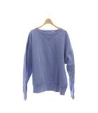 ライディングハイ RIDING HIGH トレーナー F 青 無地 ラウンドネック 長袖 バックプリント /JP