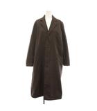 ヤエカ YAECA ほぼ日 HOBONICHI コットンロングコートドレス チェスターコート アウター M 茶 ブラウン 019207 /YT