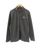 エディーバウアー EDDIE BAUER フリースジャケット 上着 XXL グレー 無地 スタンドカラー 長袖 /LP