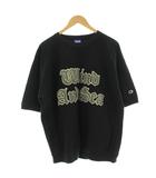 チャンピオン CHAMPION WIND AND SEA リバースウィーブ スウェット 半袖 トレーナー XL 黒 ブラック C8-B026 /☆G