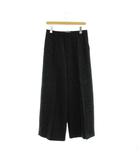 ルカ レディラックルカ LUCA LADY LUCK LUCA パンツ 38 黒 ブラック ツイード柄 ワイド クロップド丈 /RK