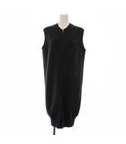 24AW LONG KNIT GILET ニット ジレ ベスト ロング丈 ジップアップ FO グレー 24AMSNI03 /BM