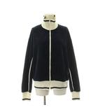 25SS VELOUR TRACK JACKET ベロアトラックジャケット ブルゾン ジップアップ F0 紺 ネイビー 25SMSJK02 /KU