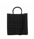 バーバリー BURBERRY デニー スリム ヴァーティカルトートバッグ ショルダーバッグ 2WAY 黒  8062951 /KH