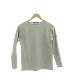 セントジェームス SAINT JAMES Tシャツ F3 ライトグレー 長袖 ラウンドネック 無地 /JP