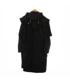 バーバリー ロンドン BURBERRY LONDON Reconstructed Car Coat リコンストラクテッド カーコート ロング アウター 黒 ブラック /YM