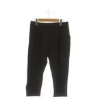 ダイアグラム グレースコンチネンタル Diagram GRACE CONTINENTAL パンツ 36 黒 クロップド丈 裾ボタン装飾 /JP