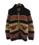カナディアン セーター CANADIAN SWEATER パーカー 上着 セーター マルチカラー 長袖 フルジップ 総柄 /GG