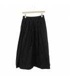 イエナ IENA スカート 36 黒 ブラック 無地 フレア ロング丈 /RK