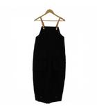 ジャーナルスタンダード JOURNAL STANDARD 14Wコールサロペット パンツ F 黒 ブラック 無地 ノースリーブ フルレングス /KG