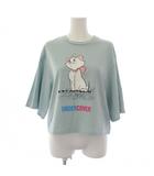 アンダーカバー UNDERCOVER × Disney Tシャツ カットソー 半袖 クルーネック プリント 1 水色 UC1C8807-4 /BM