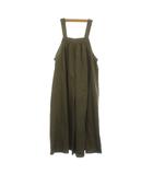 ジャーナルスタンダード レリューム JOURNAL STANDARD relume オーバーオール F カーキ ワイドシルエット ギャザーデザイン /JP