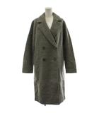 ミドル丈シャギーコート アウター M グレー 長袖 チェスターカラー 111760086901-01 /GG