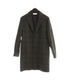 B&Y ユナイテッドアローズ BEAUTY&YOUTH ビューティー&ユース コート ウール L 茶 ブラウン チェック柄 テーラードカラー 長袖 1225-139-8703 /KG