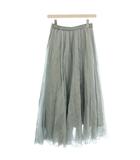 イエナ IENA 24SS ラミープリーツスカート スカート ロング 34 水色 ライトブルー 24060900504120 /☆G