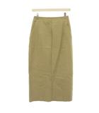 イエナ IENA 24AW Mi ストレートスカート タイトスカート マキシ ロング 36 カーキ 24060900270130 /HN