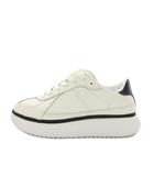 オニツカタイガー Onitsuka Tiger デレシティ DELECITY スニーカー シューズ レザー 24.5cm 白 ホワイト 黒 ブラック 1183B873 /YT