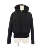 ザラ ZARA ジャケット 上着 S 黒 ブラック フード 長袖 無地 /LP