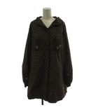 イオコムイオ io comme io ジャケット 上着 38 茶 ブラウン チェック柄 切り替えデザイン 38147505 /GG