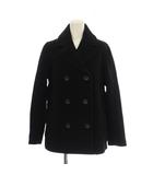 アーペーセー A.P.C. ピーコート 34 黒 ブラック 無地 ダブルブレスト 長袖 /LP