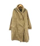 キャピタル kapital かつらぎ起毛 リングコート ロング フード S ベージュ カーキ K1603LJ027 /☆G