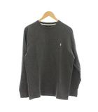 ポロ ラルフローレン POLO RALPH LAUREN カットソー L グレー 無地 ラウンドネック 長袖 /LP
