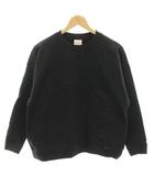 スノーピーク snow peak Recycled Cotton Sweat Crewneck スウェット トレーナー 長袖 1 黒 ブラック SW-22SU401R /HN