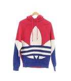 アディダスオリジナルス adidas originals トレーナー S ピンク 青 長袖 フード付き ビッグロゴ GE6226 /JP