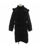 25AW 撥水 ダウンコート M 黒 ブラック 長袖 スタンドカラー ファー付き 43-19-0088-286 /KG