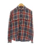 ポロ バイ ラルフローレン Polo by Ralph Lauren ネルシャツ チェック柄 シャツ 長袖 S グレー /☆G