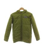 アウトドアプロダクツ OUTDOOR PRODUCTS 子ども服 中綿ジャケット 170 カーキ 長袖 フード付き ジップアップ /KG