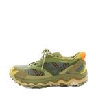 ミズノ MIZUNO ウェーブムジン TL GTX WAVE MUJIN TL GTX スニーカー シューズ スエード メッシュ カモフラ柄 迷彩柄 US6.5 カーキ D1GG230801 /YT