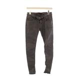 ヒステリックグラマー HYSTERIC GLAMOUR デニム ジーンズ XS グレー ウォッシュ加工 スキニーフィット フルレングス /KG