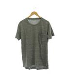 Tシャツ 1 グレー 半袖 無地 ラウンドネック /JP