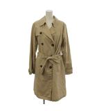 オリーブ デ オリーブ OLIVE des OLIVE トレンチコート M ベージュ ダブルブレスト 長袖 /LP