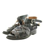 アクネ ストゥディオズ Acne Studios サンダル ベルト レザー 37 黒 ブラック /AN51