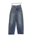 ビッグジョン Big John × ADAM ET ROPÉ アダム エ ロペ デニム ジーンズ W25 ライトブルー ハイウエスト ワイドレッグ ウォッシュ加工 /DU