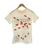 チャンピオン CHAMPION キッズ Virgil Abloh FOS LINES TEE ヴァージルアブロー 半袖 Tシャツ バックプリント L 白 ホワイト /☆G