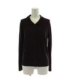 マーガレットハウエル MARGARET HOWELL ×ジョンスメドレー JOHN SMEDLEY カーディガン 2 茶 長袖 無地 578-7264002 /GG