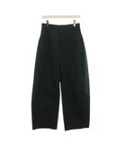 T/C BARREL LEG TROUSERS トラウザー パンツ バレルシルエット 2 深緑 グリーン 251-13330 /YM