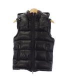 モンクレール MONCLER LACET ダウンベスト フーディ 0 黒 C20914339305 /KH