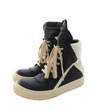 リックオウエンス Rick Owens MEGA BUMPER GEOBASKET ジオバスケット スニーカー ハイカット 38 黒 /KH
